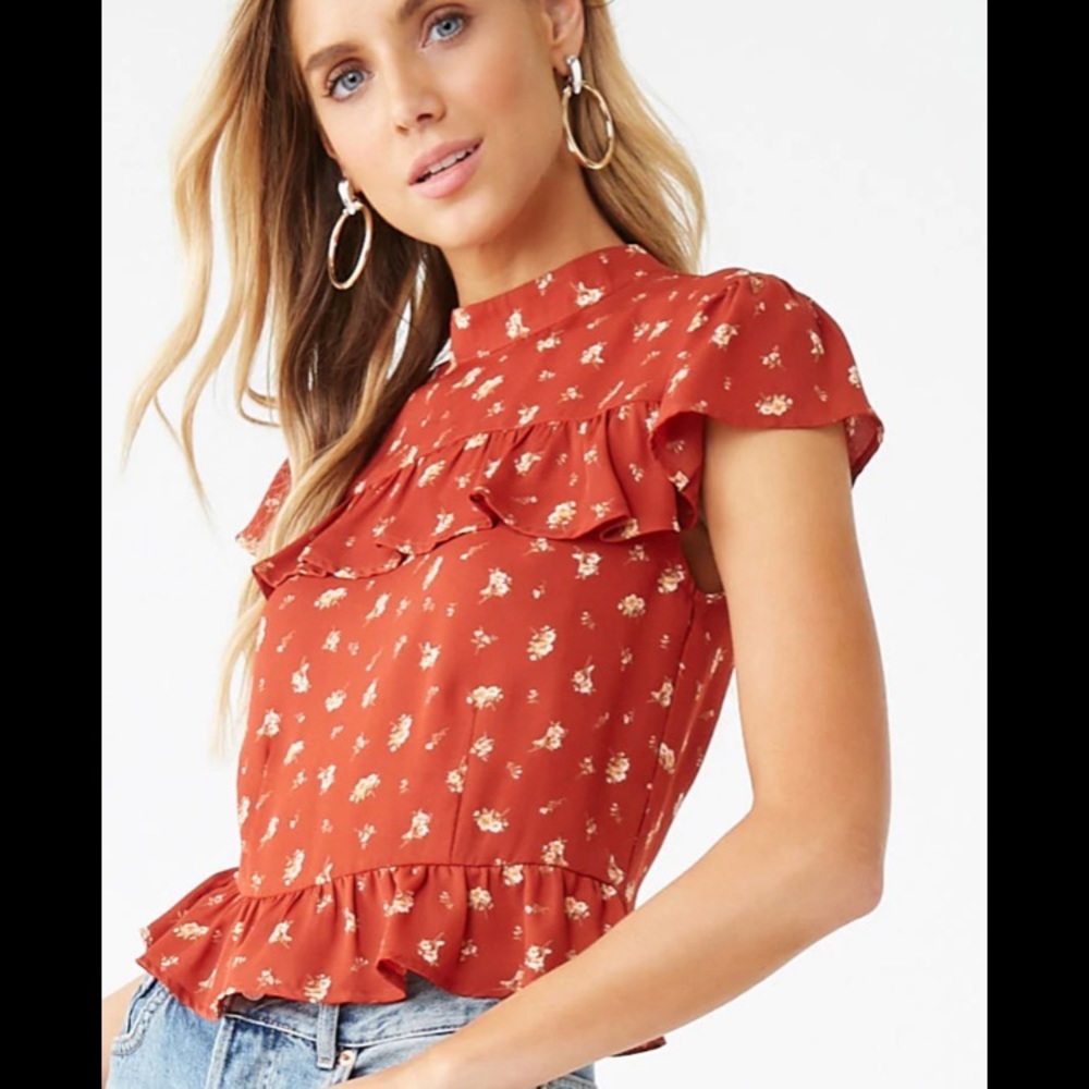 2 for 10 Forever 21 Floral Top